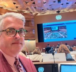 picture of Chris Stubbs at the 2023 ILC in Geneva